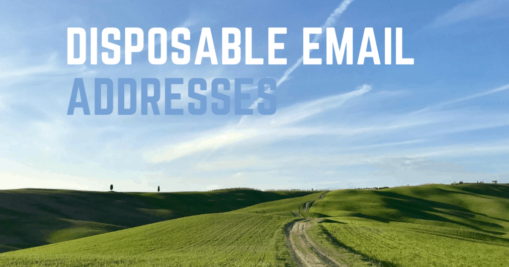 Disposable email addresses