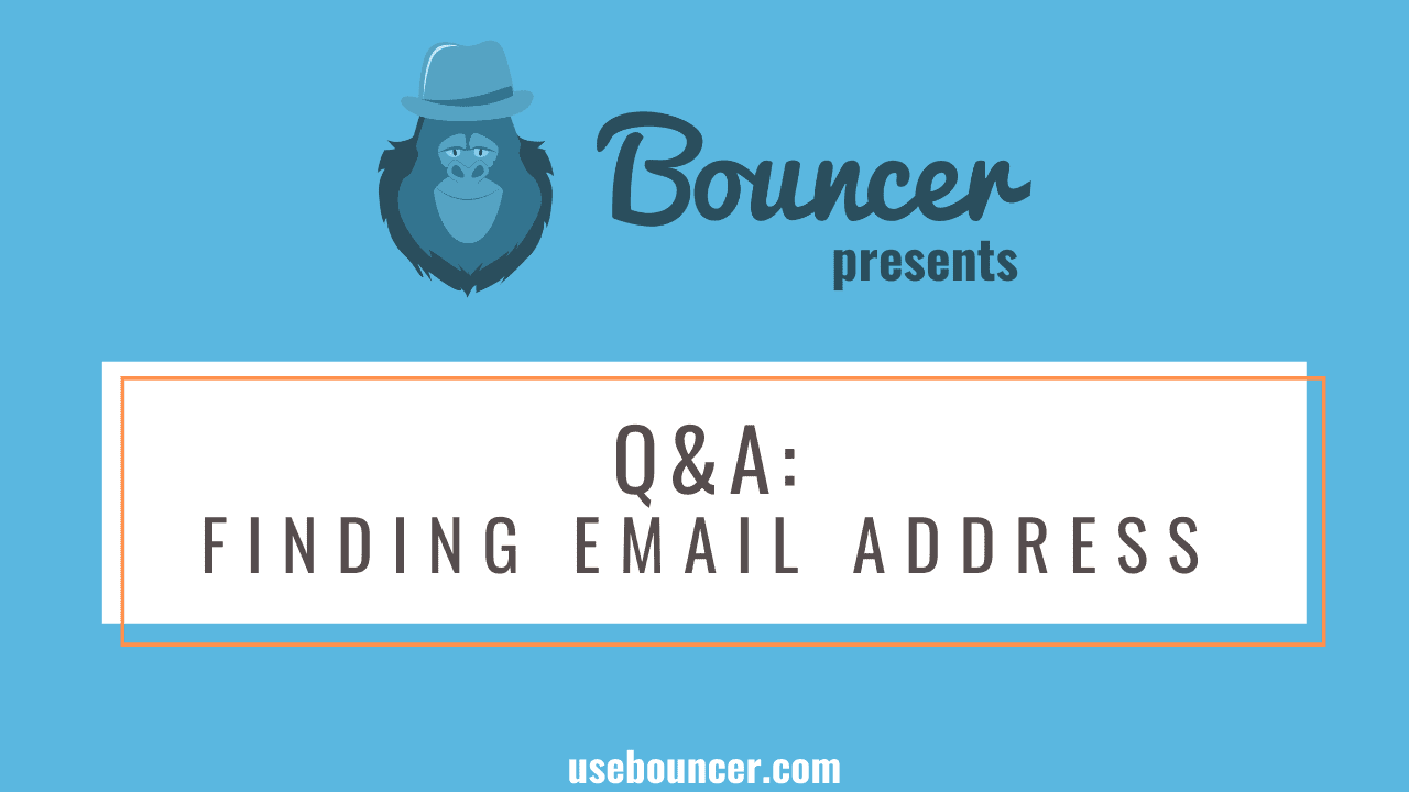 Q&A: Εύρεση διεύθυνσης ηλεκτρονικού ταχυδρομείου