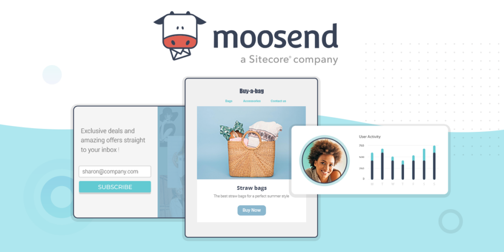 Moosend as one of the Mailchimp alternatives