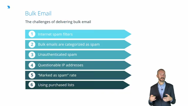 Challenges for delivering bulk emails
