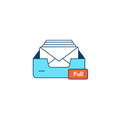 căsuță de e-mail plină