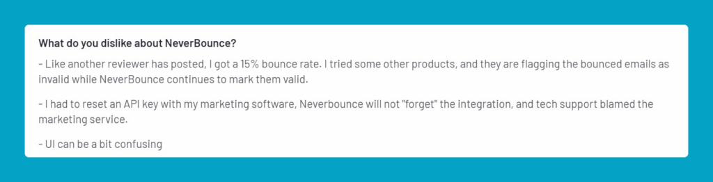 Neverbounce recension