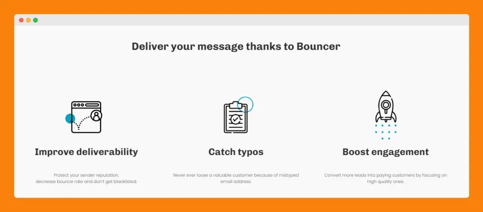 Bouncer features