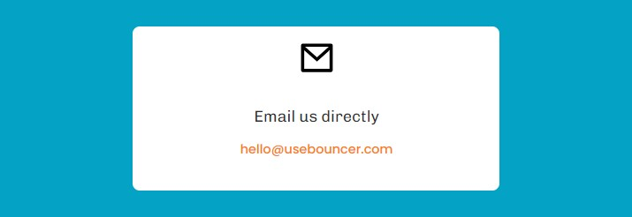 Informații despre e-mailul Bouncer