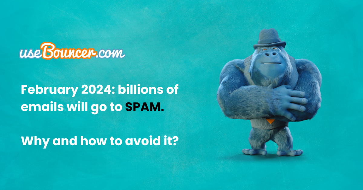 Uitgelichte afbeelding van Vanaf februari 2024 gaan miljarden e-mails naar de spam. Dit is waarom en hoe het te voorkomen
