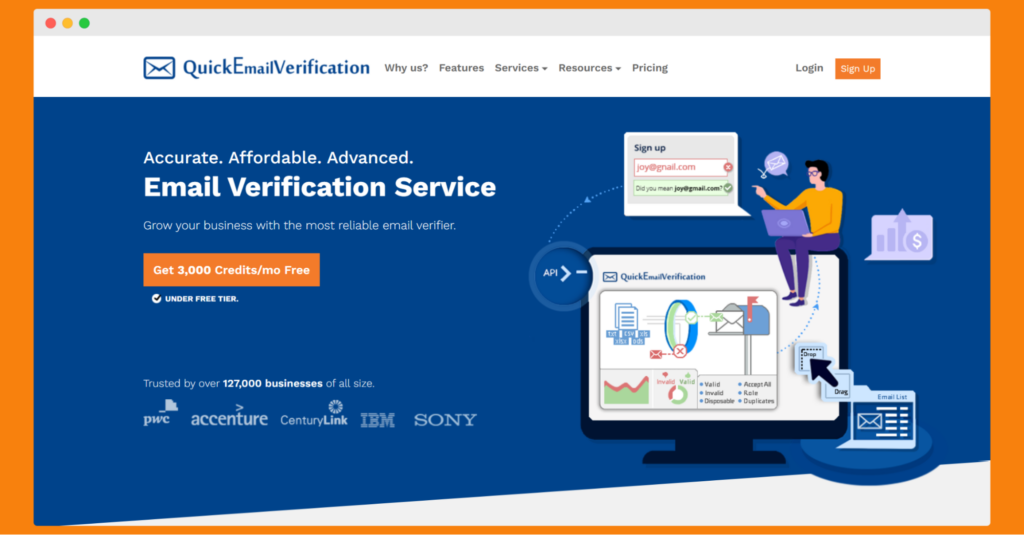 Quickemailverification - service voor e-mailverificatie