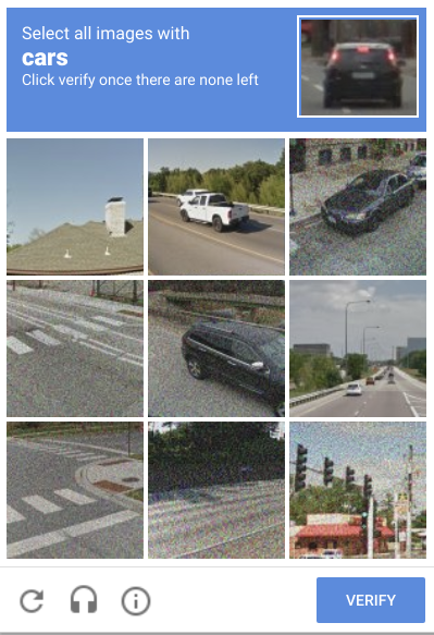 captcha field for extra protection