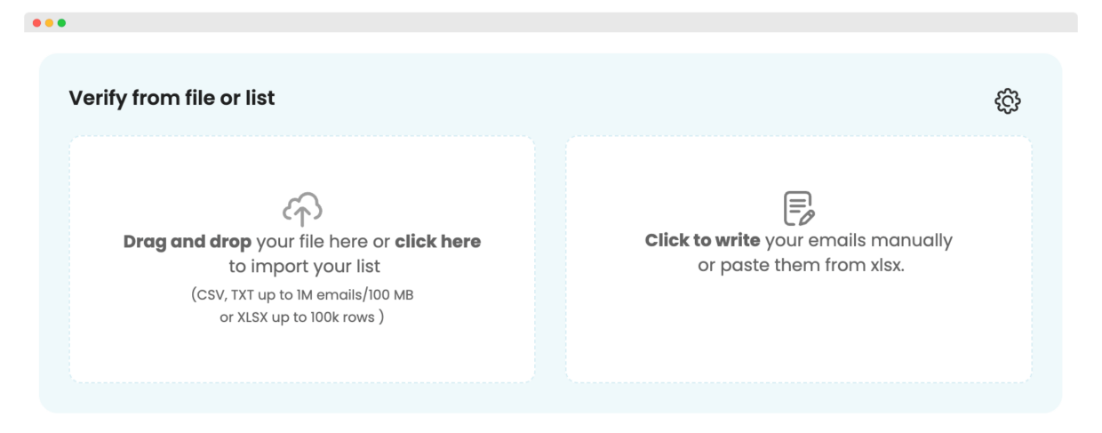 Importing mailing list to Bouncer.