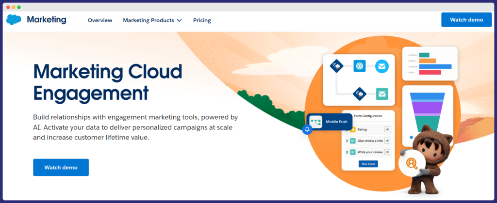 Page de validation du courrier électronique dans Salesforce