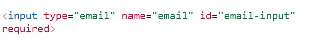 sähköpostin validointi html - koodi