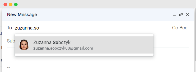 Verifying email address on Gmail