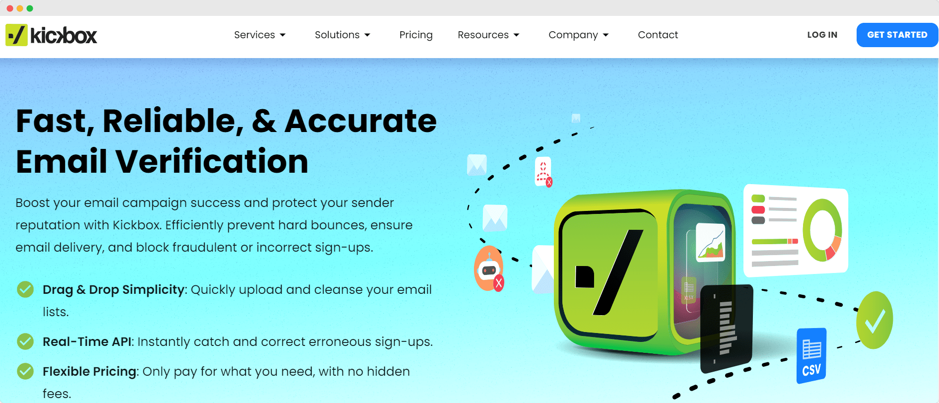 kickbox homepage
