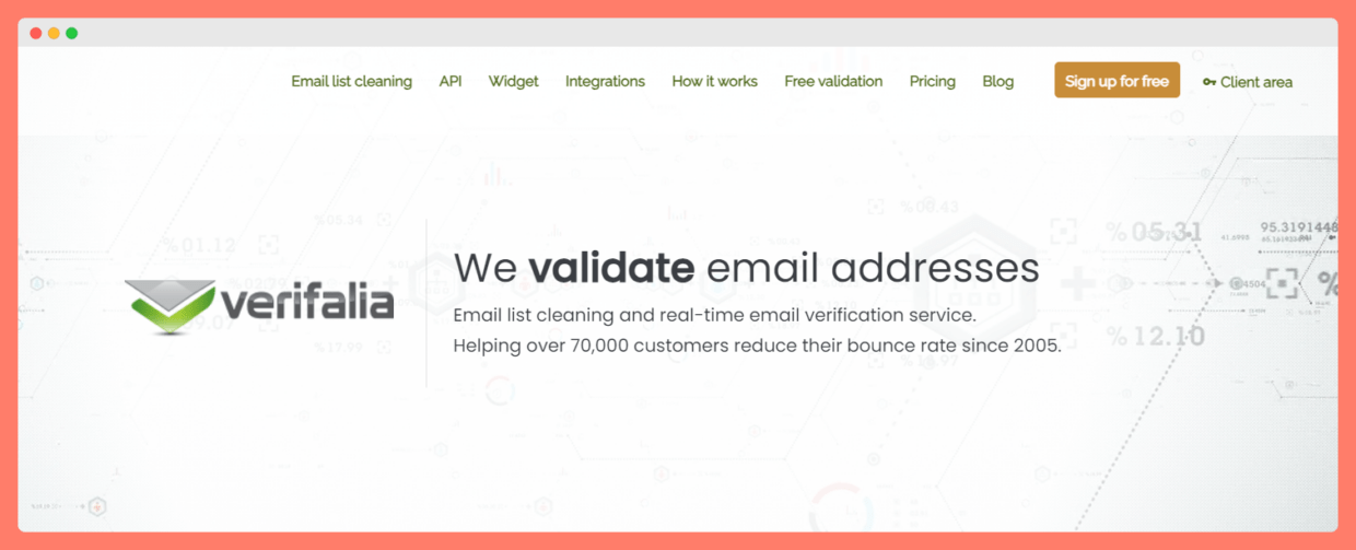 Verifalia - one of the best free email verifiers.
