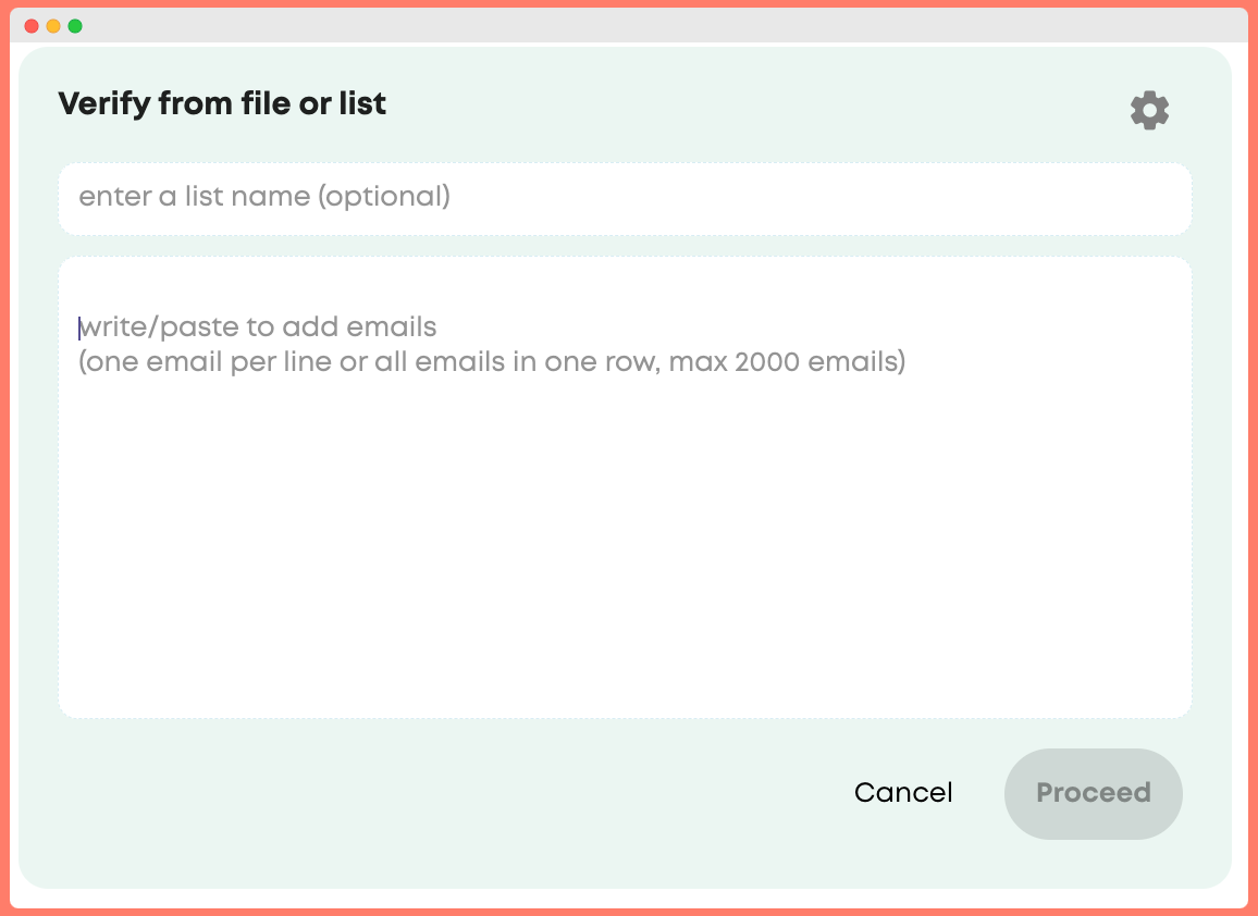 Kontrol af masse-e-mails