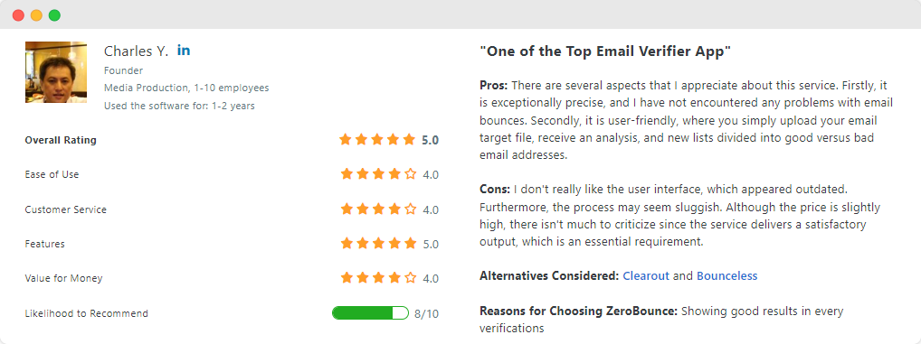 zerobounce recenzie