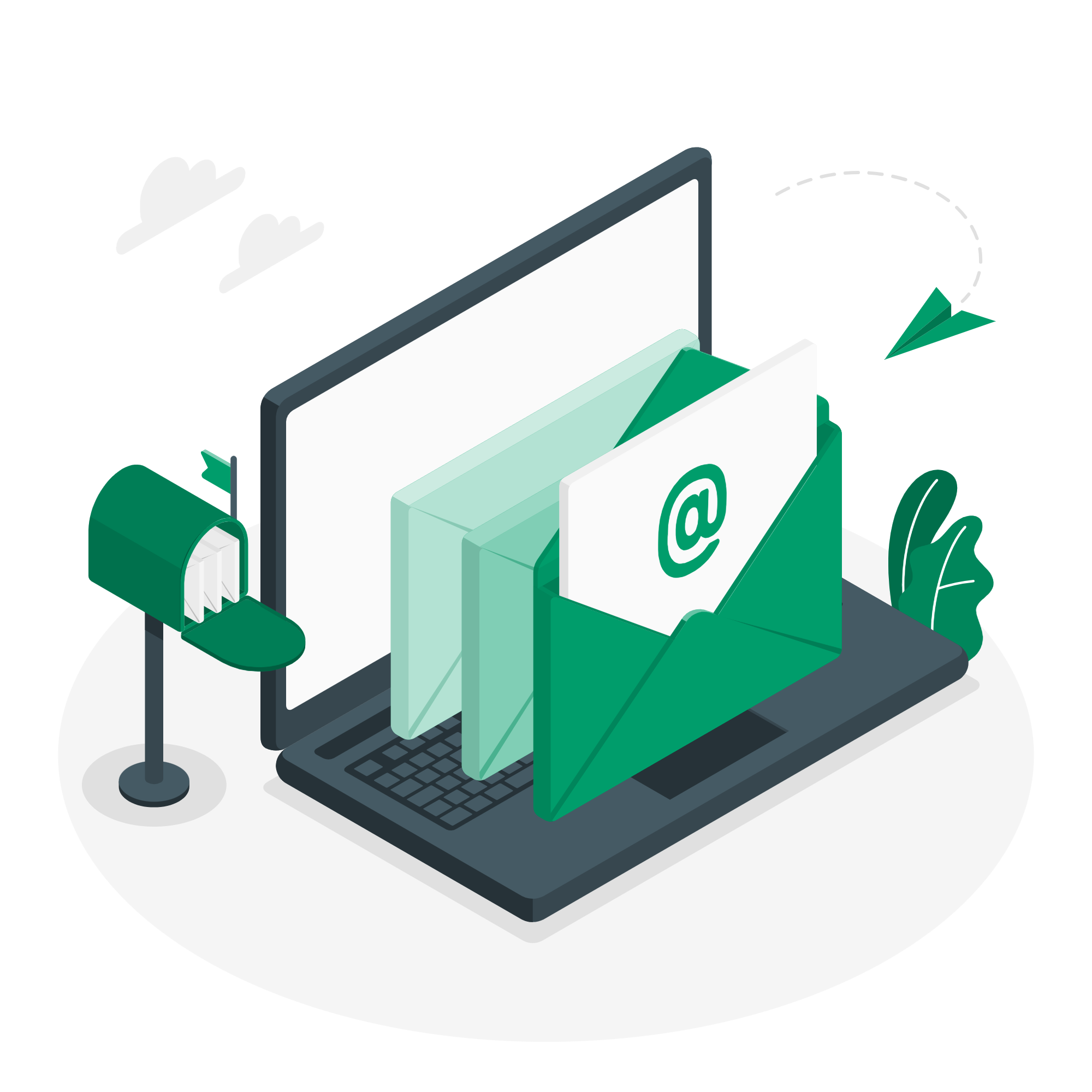 Un nou e-mail primit.