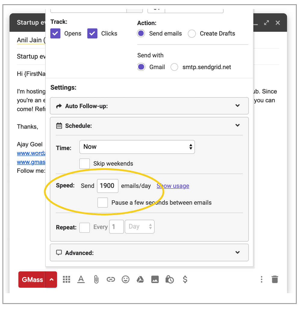 Gmass: una herramienta para eludir las limitaciones de Gmail