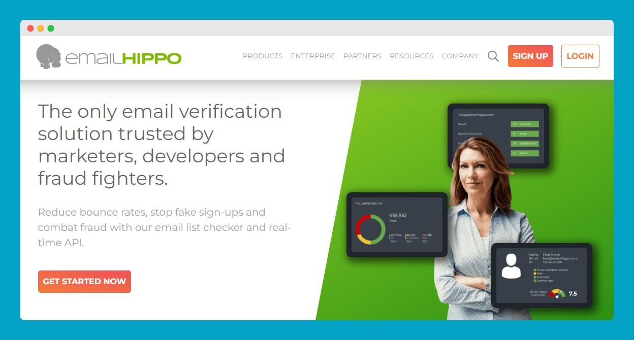 emailhippo vs xverify