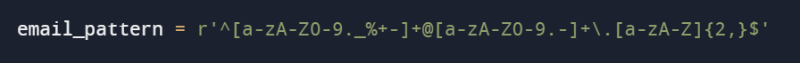 e-pasta apstiprināšana Python - koda fragments