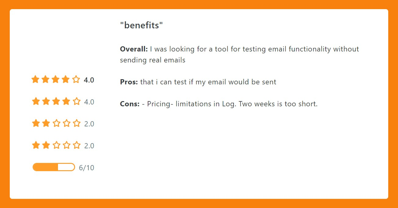 Recenze Mailtrap