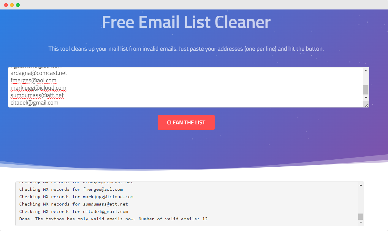 Jitbit E-mail Cleaner - webpagina