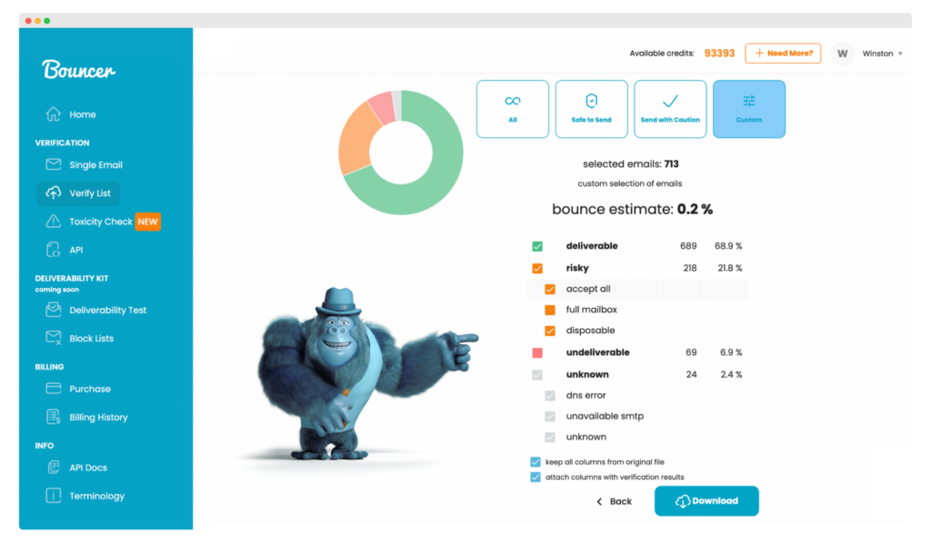 Bouncer - a tool for reaching out to potential leads.