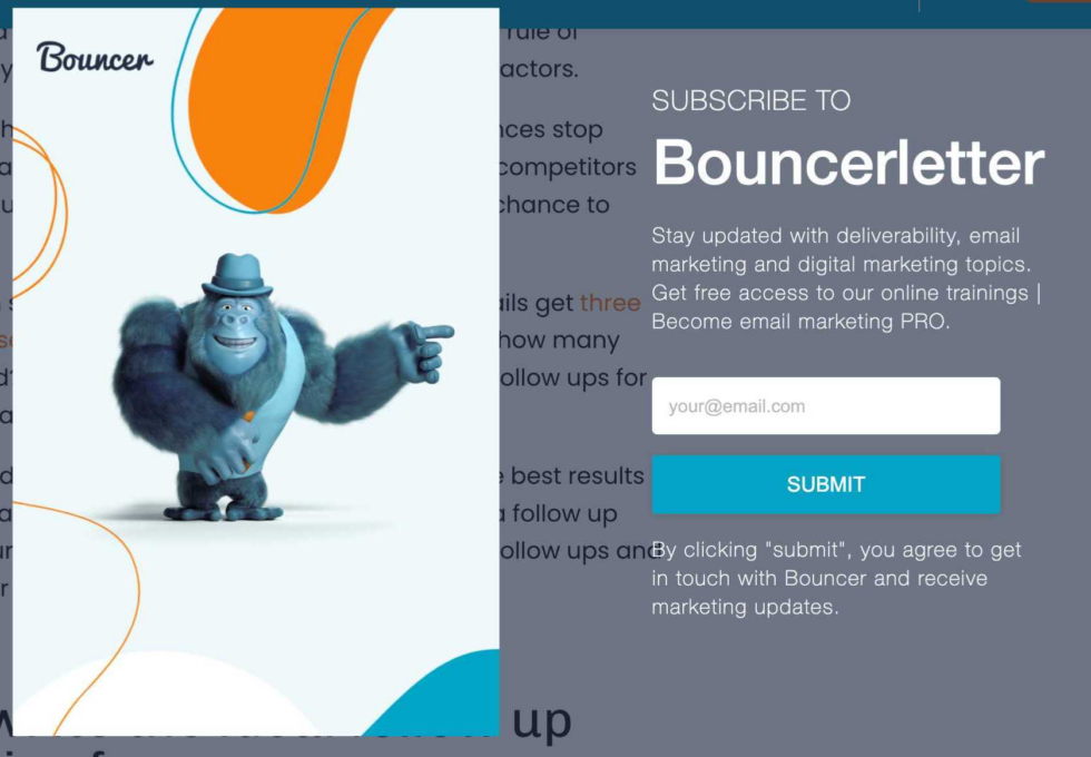 Boucer - uma ferramenta para melhorar a capacidade de entrega de e-mails
