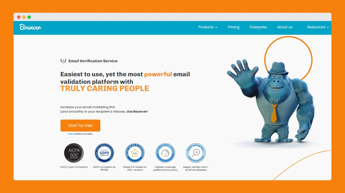 Situs web Bouncer