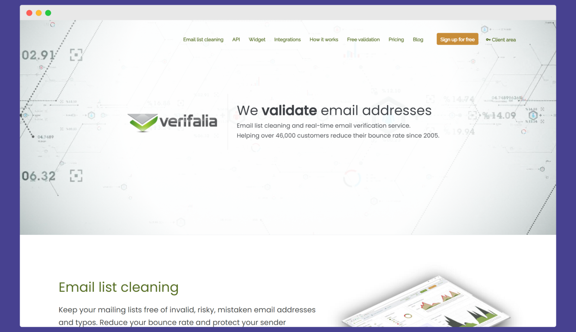Verifalia az e-mail ellenőrzéshez