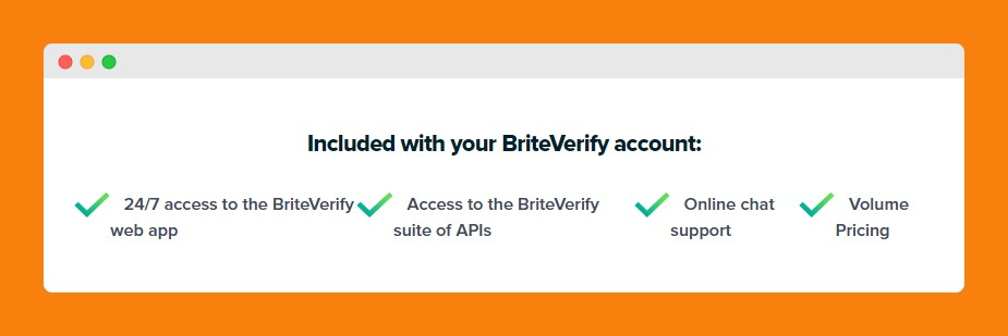 Briteverifyの特徴