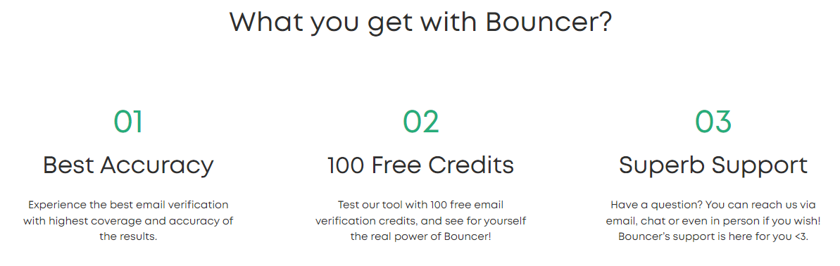 Caracteristicile lui Bouncer