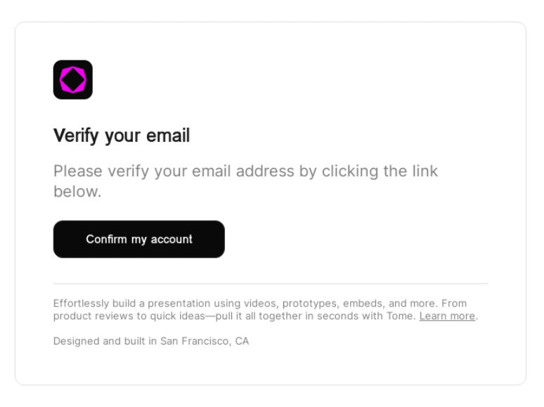 Voorbeeld van transactie-e-mails