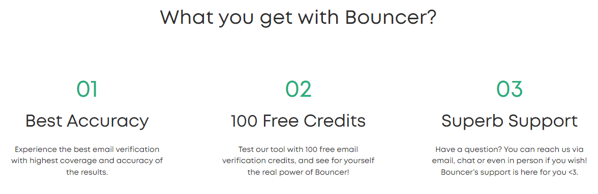 Benefícios do Bouncer