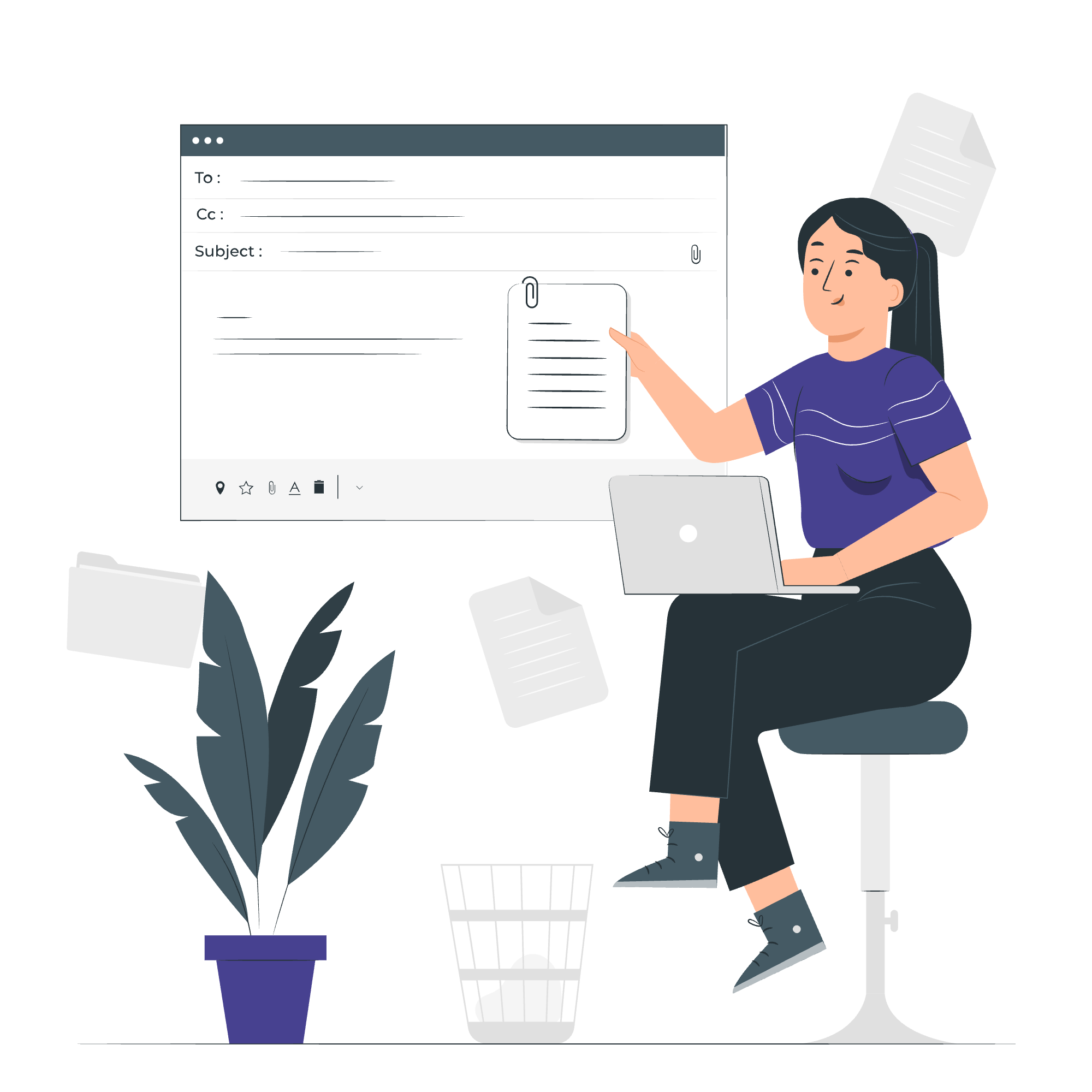 Scrierea unui e-mail