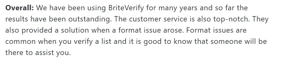 Briteverify Recenzie