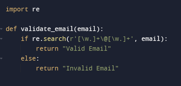 e-pasta apstiprināšana Python - koda fragments