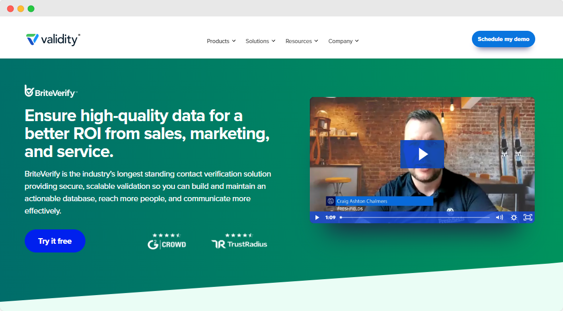 BriteVerify - en af e-mail-listens rensere