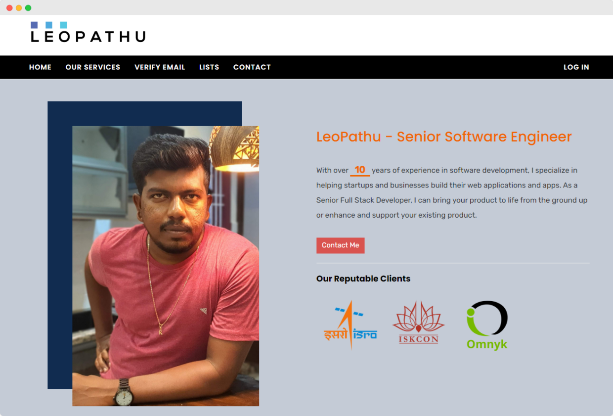 leopathu.com homepage