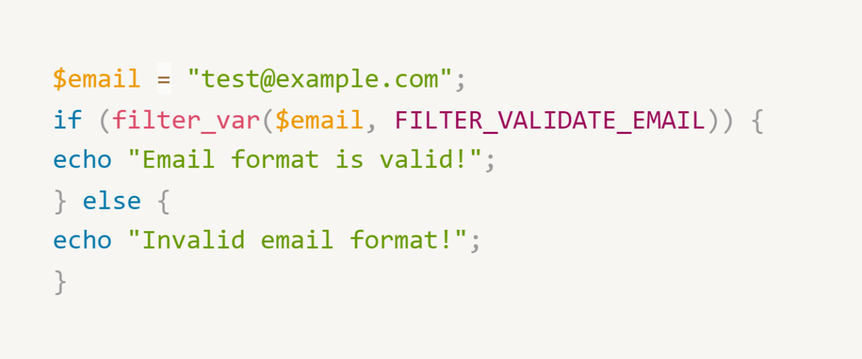 PHP email verification