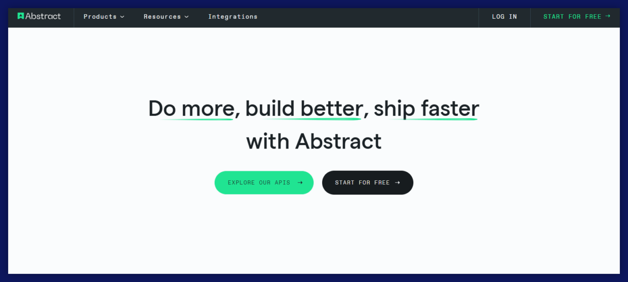 Abstract API service