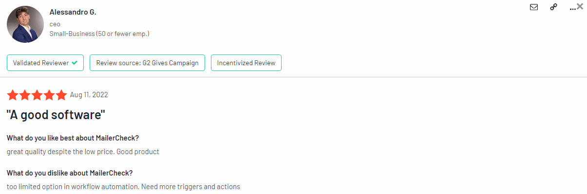  Not enough automation for email marketing campaigns review