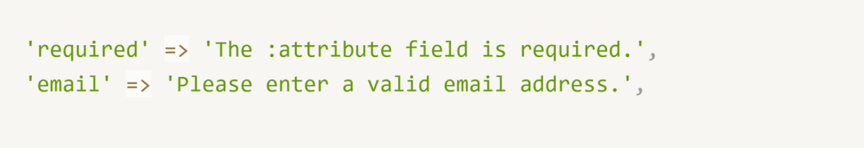 Validating email address using Laravel 