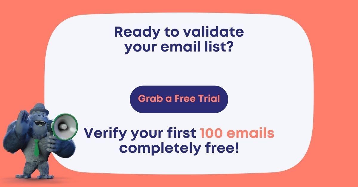 Bouncer CTA to validate email lists
