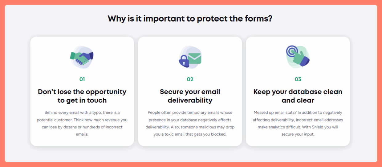 Reasons to protect forms with Bouncer shield