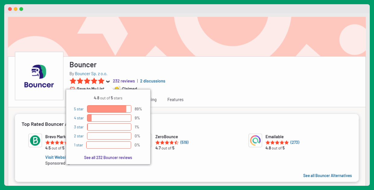 Bouncer G2 recenzie