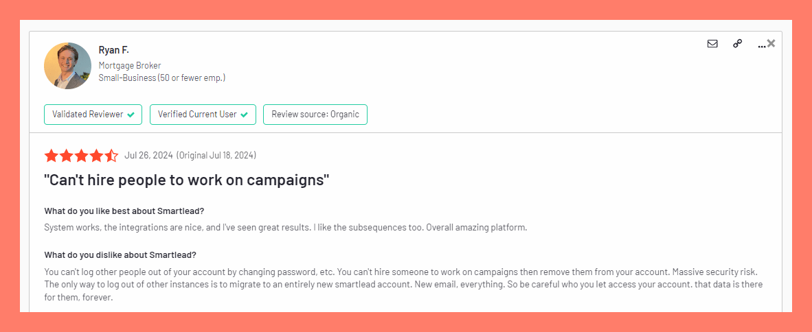 Smartlead's review.