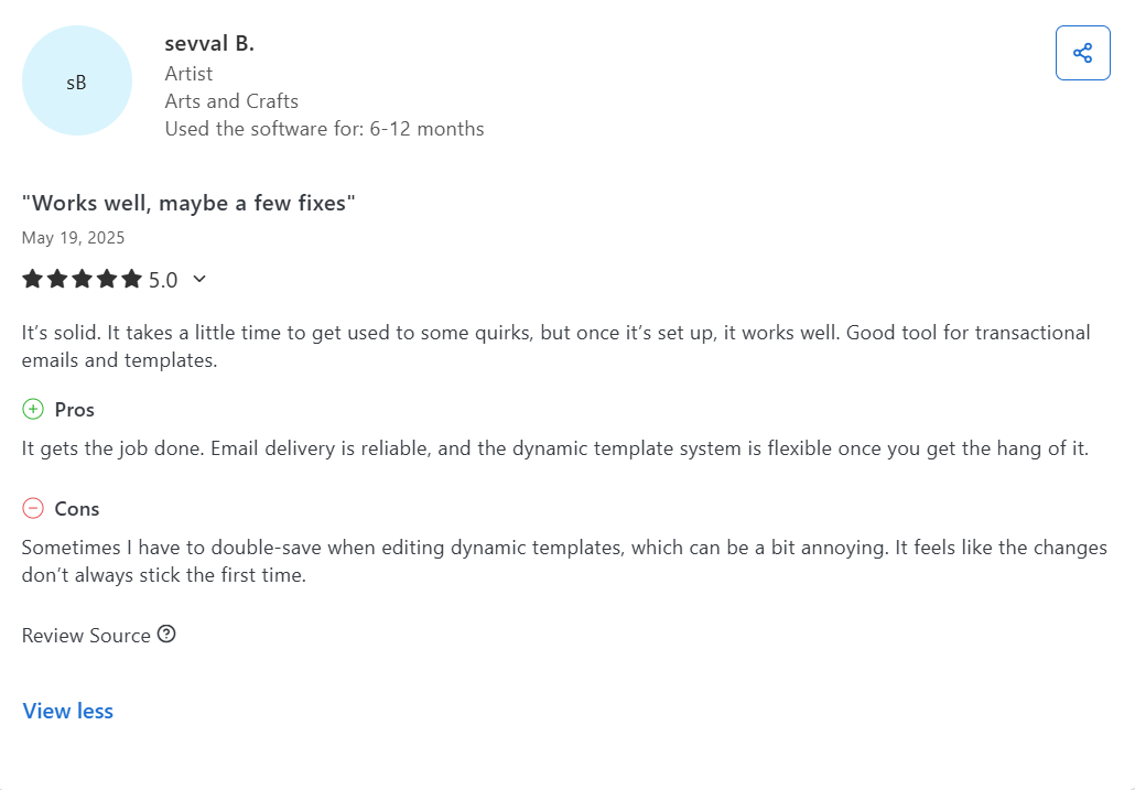 SendGrid review.