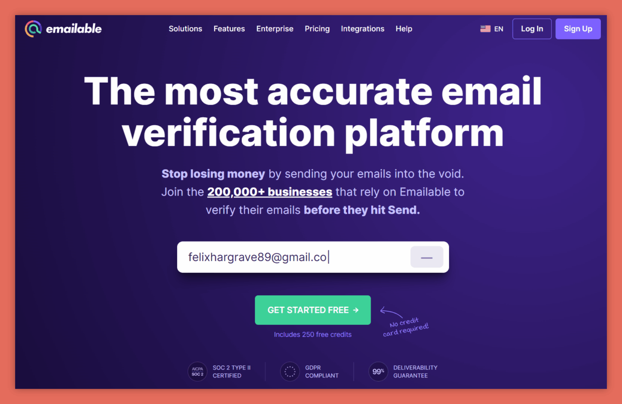 email verification tools for agencies - Emailable