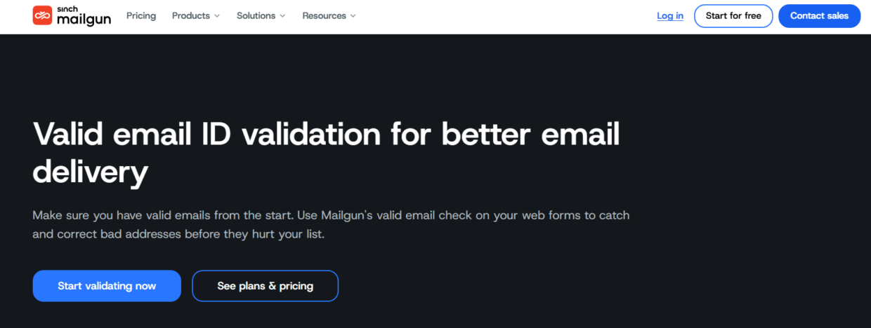 Mailgun Validate API