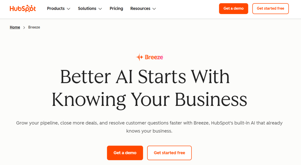 HubSpot Breeze Intelligence